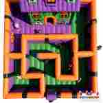 Надувной дом с привидениями «Конфеты или жизнь», 12×12×4,5 м