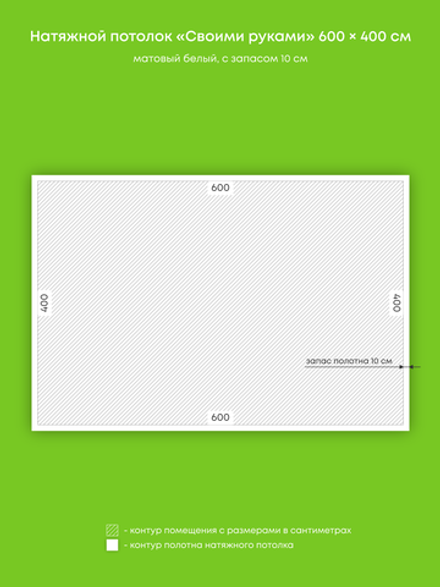 Натяжные потолки 24 м2, 12.2 м2