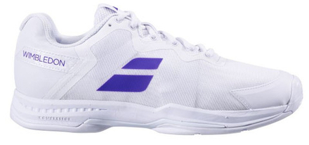 Мужские кроссовки теннисные Babolat SFX3 All Court Wimbledon - white/purple