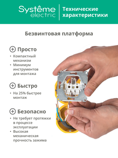 Выключатель 2-кл. ArtGallery 10AX быстрозажим. клем. механизм карбон SE GAL001051S