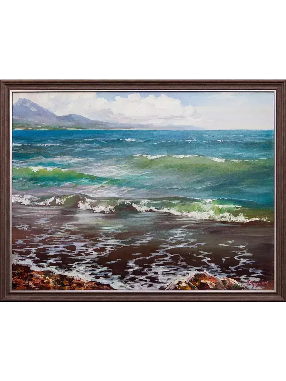 Картина маслом "Море" Щербак