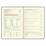 Ежедневник датированный 2025 А5 148х218 мм GALANT "Infinity Gold", под кожу, темно-синий, 115729