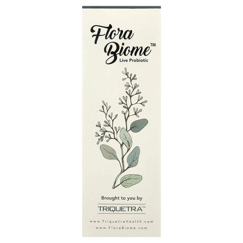 Triquetra Health, Flora Biome™, жидкая добавка с живыми пробиотиками, 473 мл (16 жидк. унций)
