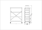 Шкафы и конструктивы 4E-PGL 2-08