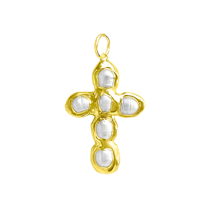 Подвеска Крест Pearly mini