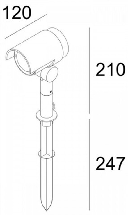 Наземный низкий светильник Deko-Light Keid II 732095