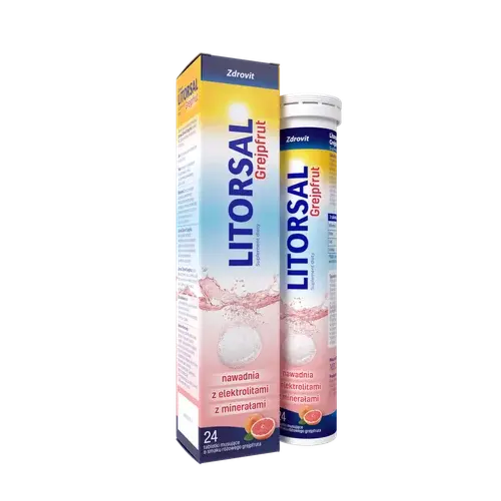 Litorsal Zdrovit Grapefruit - 24 шипучие таблетки