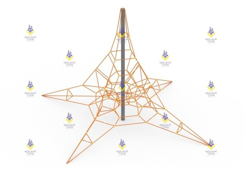 Сетка пирамида 6м