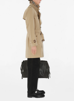 Оригинальный тренч Burberry Kensington средней длины,бежевый — сделано в Англии