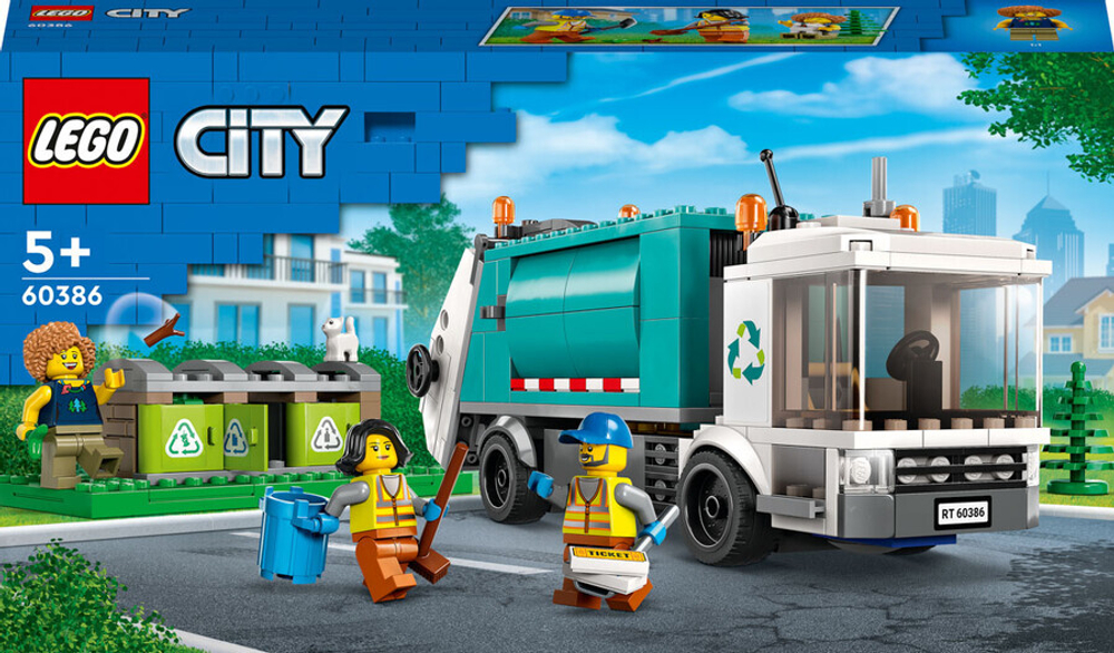 Конструктор LEGO City 60386 Грузовик для переработки отходов