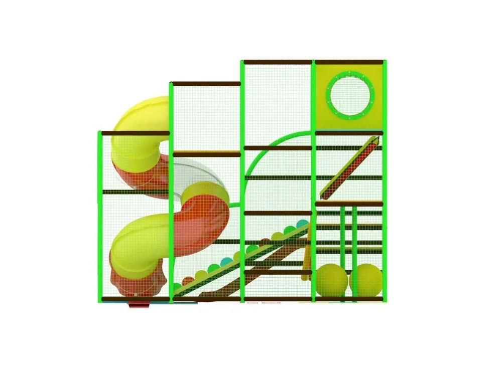 Детский игровой лабиринт «Угловой» (4,3*8,5*4,1 м)