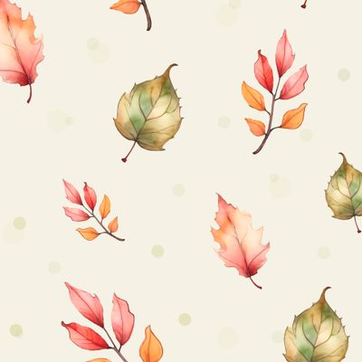 Листья на светлом фоне