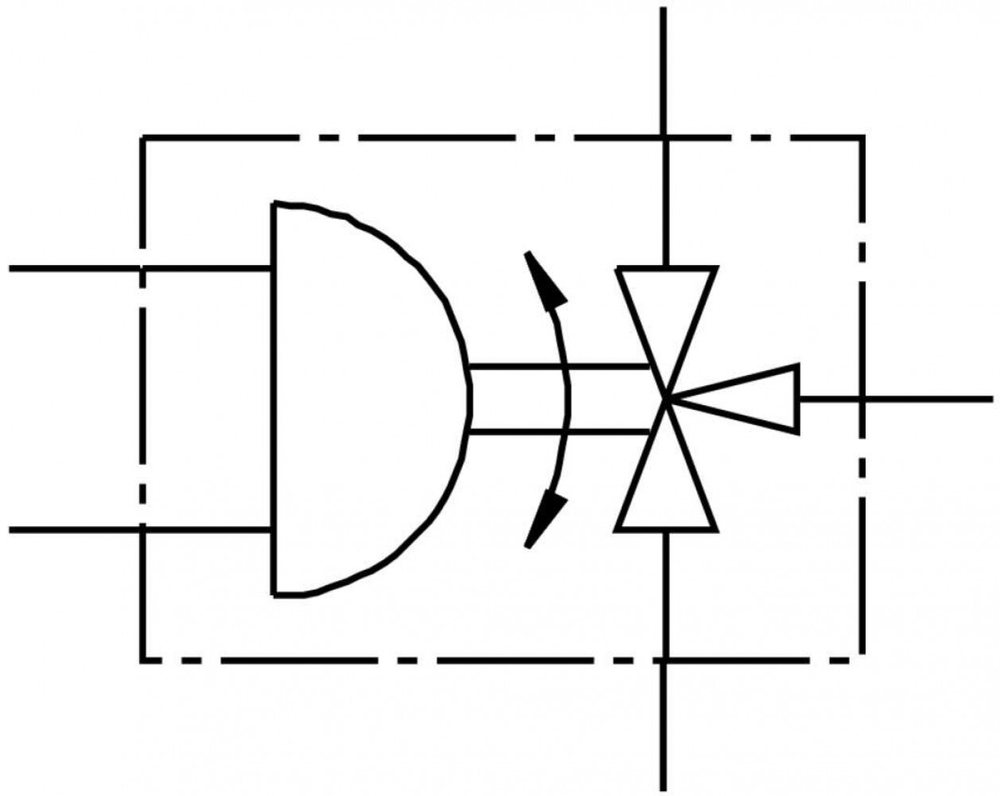 VZBA-1/2-GGG-63-32L-F0304-V4V4T-PP30-R- Шаровой кран с приводом