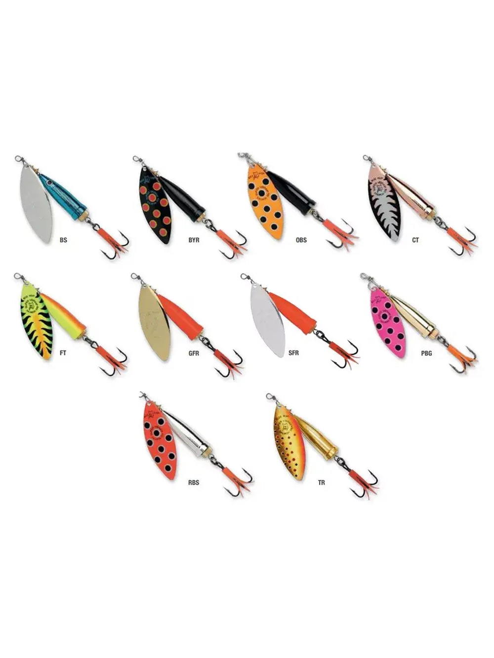 Блесна для рыбалки вертушка Salmon Super Vibrax 6 /BYR