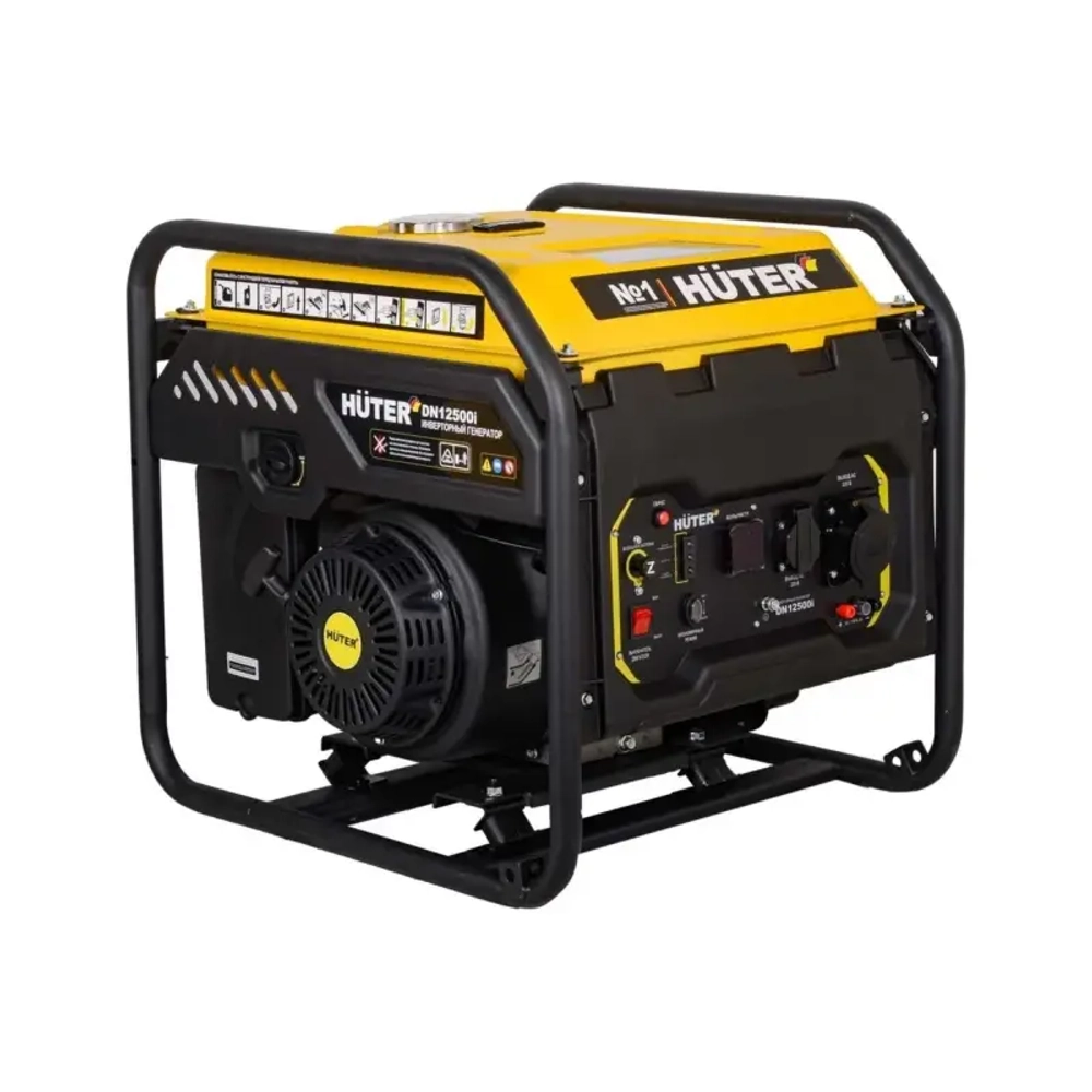 HUTER DN12500i инверторный генератор 64/10/12