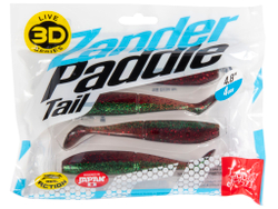 Виброхвост LJ 3D Series Zander Paddle Tail 4.8" (12 см), цвет Z14, 4 шт.
