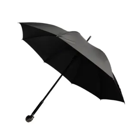 Smati Череп длинный черный зонт