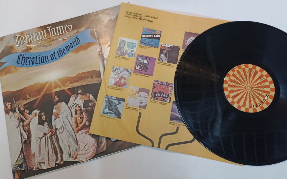 Винтажная виниловая пластинка LP Tommy James Christian Of The World (USA 1971)
