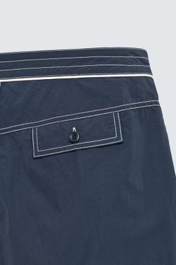 ZARA ПЛАВКИ С РЕГУЛИРУЕМЫМ ПОЯСОМ, СИНИЙ