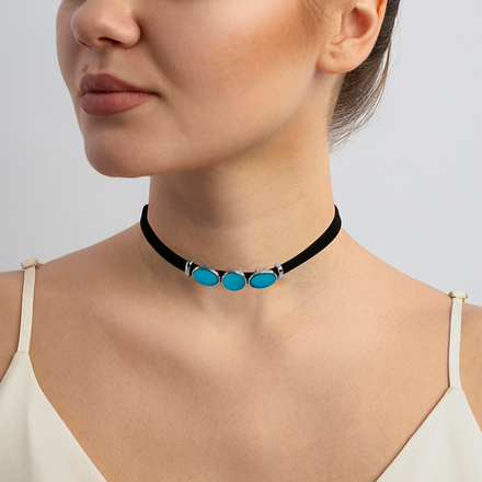 Чокер Possebon Madre Azul B0207.20 BL/S