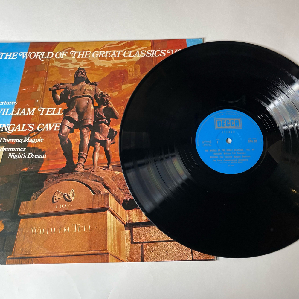 Винтажная виниловая пластинка LP London Symphony Orchestra, Paris Conservatoire, Peter Maag, The World Of The Great Classics Vol.7 (Англия 1970)