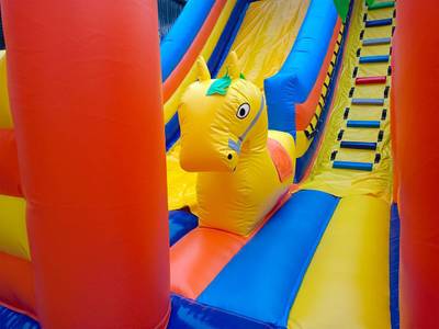 Надувной батут-горка "Супер-волна ST"