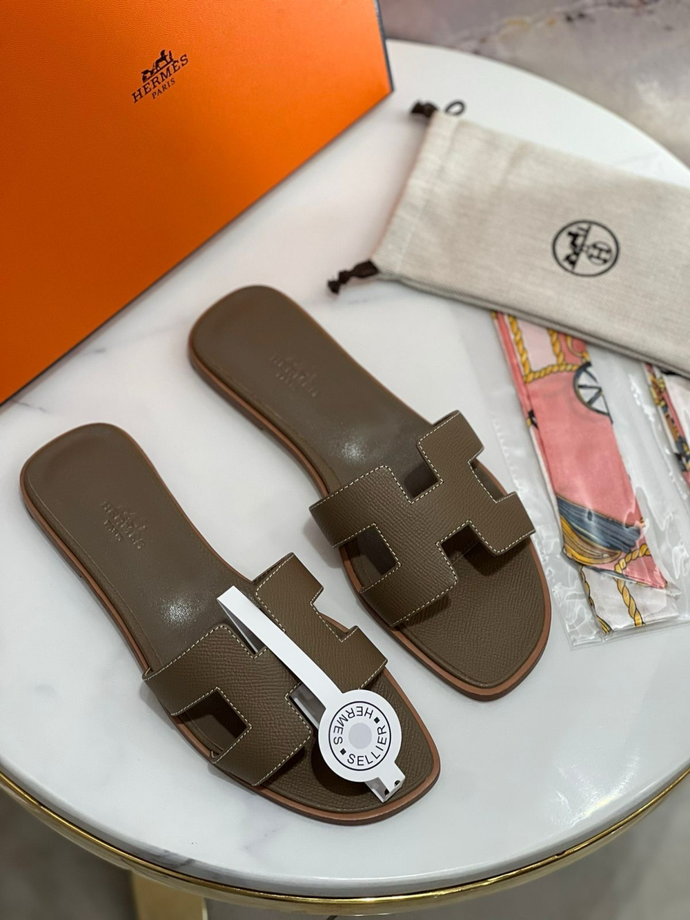 Шлепанцы Hermes