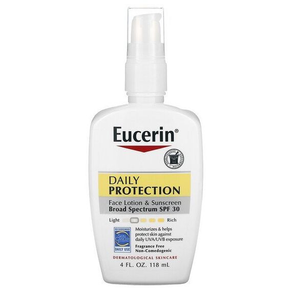 Losyon \ Лосьон \ Face LotionDaily Protection  &amp; Sunscreen, SPF 30, Fragrance Free, 4 fl oz (118 ml)