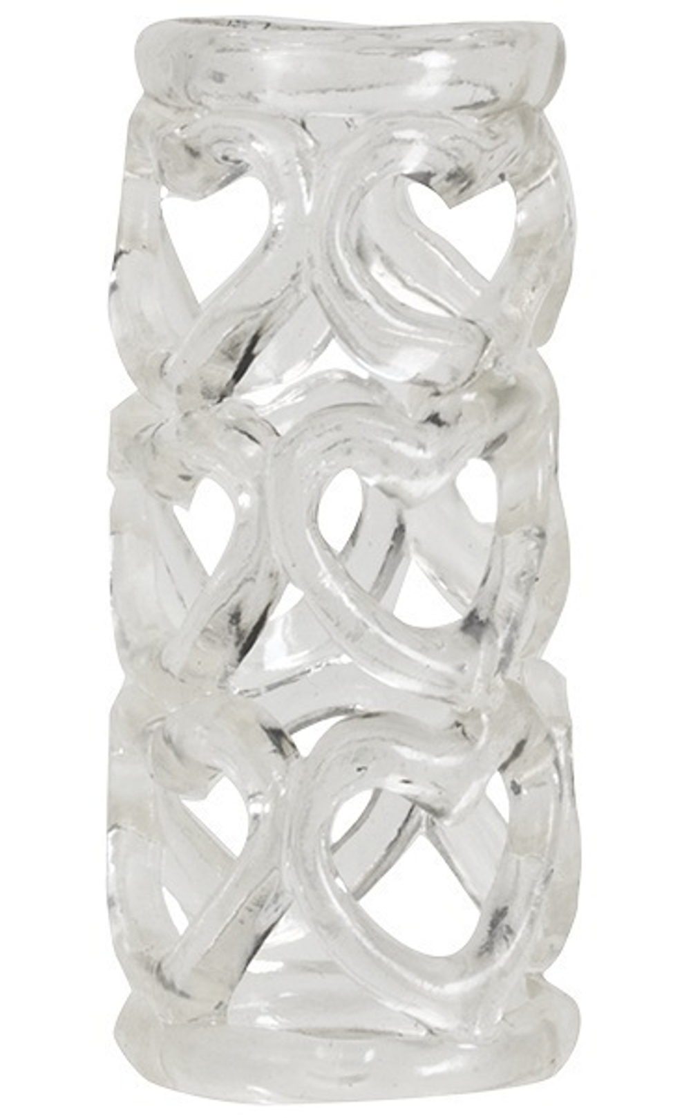 Прозрачная насадка на пенис с сердцами