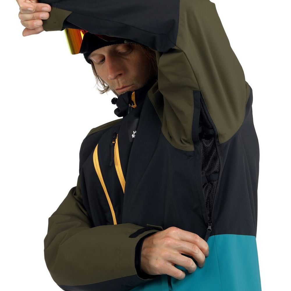 Куртка Horsefeathers CROWN JACKET (dark olive/tile blue)