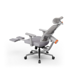 Эргономичное компьютерное кресло FoxGear NETZ модель M, серый (FG-NETZ-M-GY)