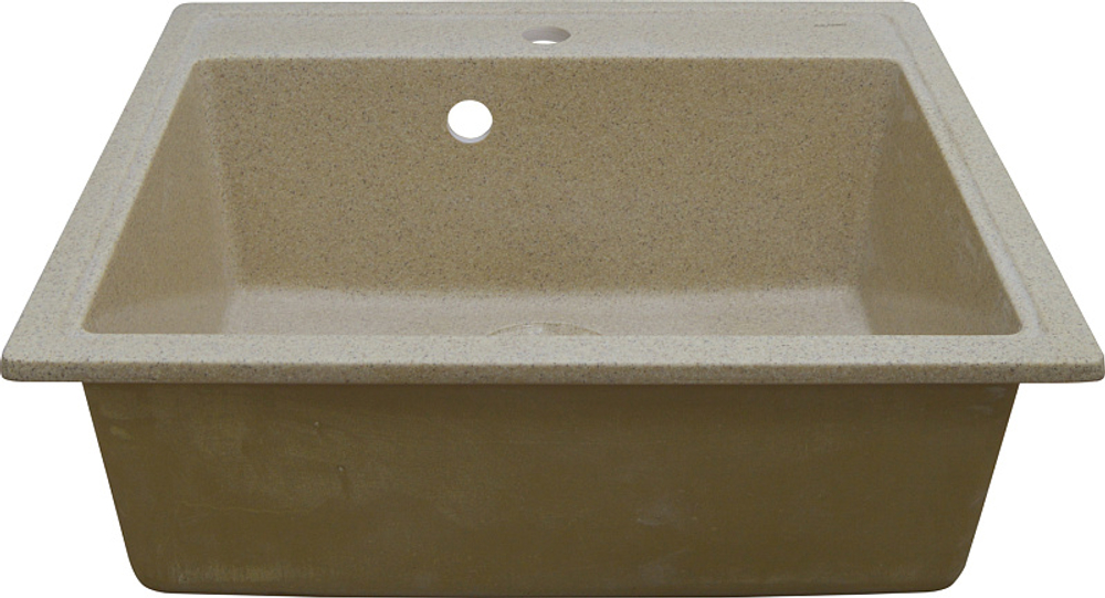 Кухонная мойка AZARIO Litos 570x505x200 искусственный мрамор, цвет Песочный (CS00078326)