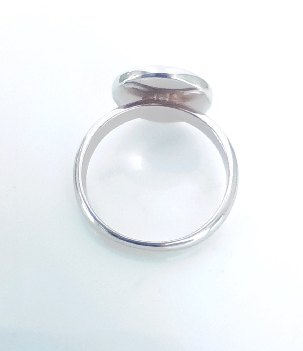 Кольцо Эстерелла 925 пробы, с родированием, с синтетическим опалом/Ф