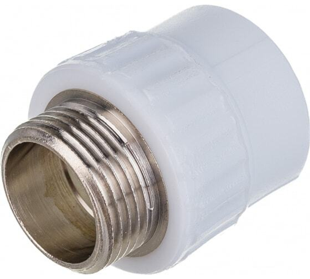 Муфта комб.нар.резьба 32*1" белый (10666)