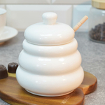 Банка для меда 550мл с бамбуковой ложкой LR 60328