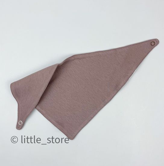 Нагрудник хлопковый "Basic" Какао