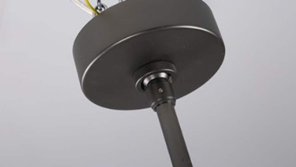 Ceiling design lamp  AGNES by Roll & Hill (20 lampshades,  Black)