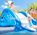 Модульная горка «Волна» для бассейна, 3×1,8×1,8 м