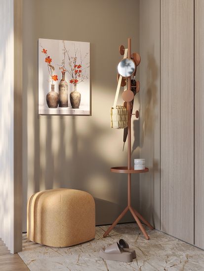 Шкатулка для украшений marm, D10,5 см, белый мрамор