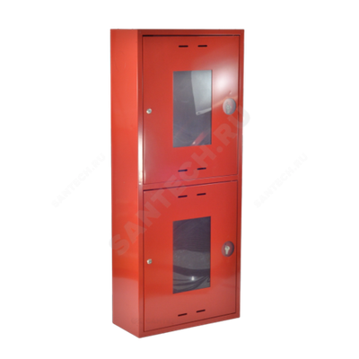 Шкаф пожарный навесной открытый ШПК 320 НОК универсальный с замком 1265х520х230 красный ФАЭКС