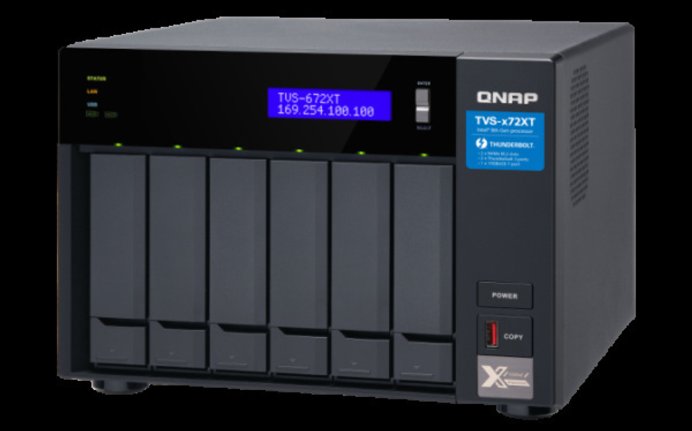 Сетевой RAID-накопитель QNAP TVS-672XT-i5-8G