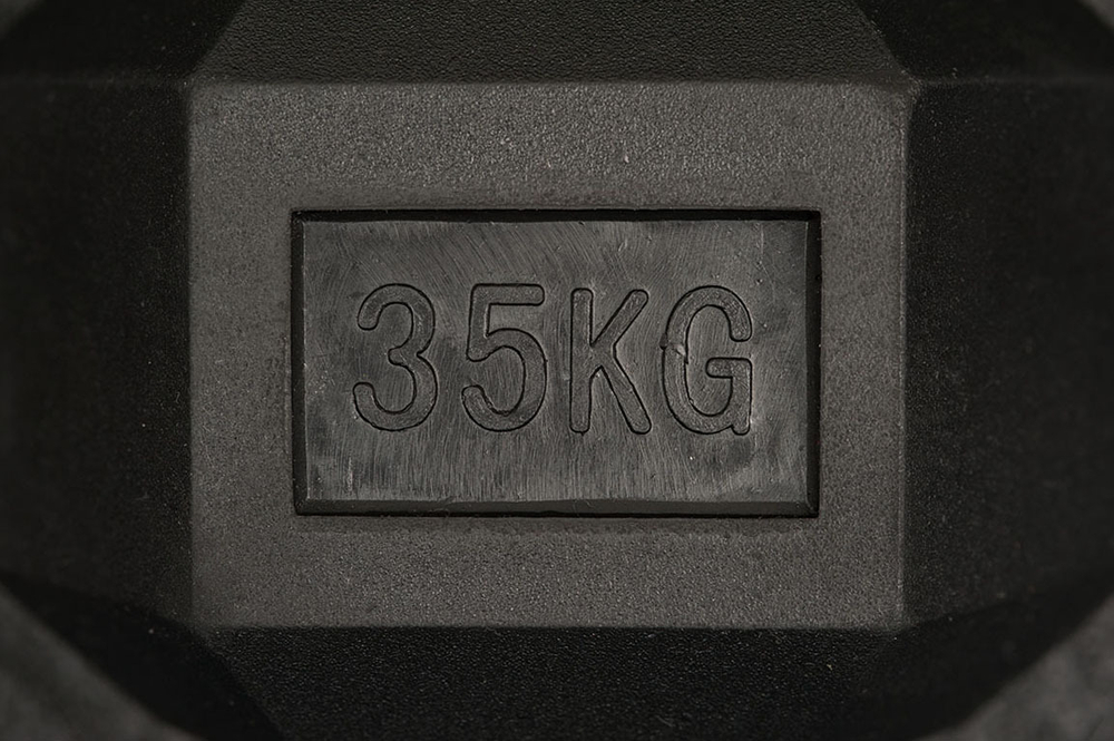 Гантель шестигранная (гексагональная) 35 кг