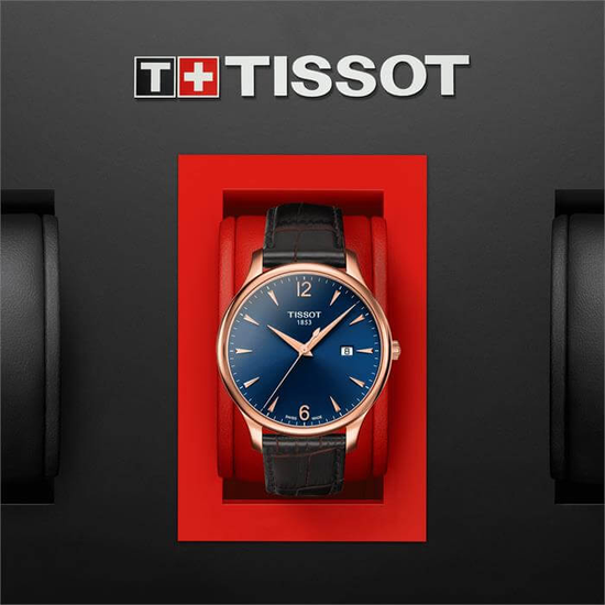 Tissot T063.610.36.047.00 мужские часы Tradition на ремешке