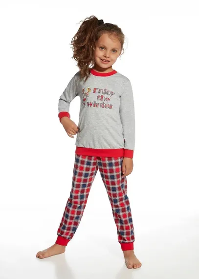 Пижама детская для девочек Cornette Winter 594-69, длинный рукав