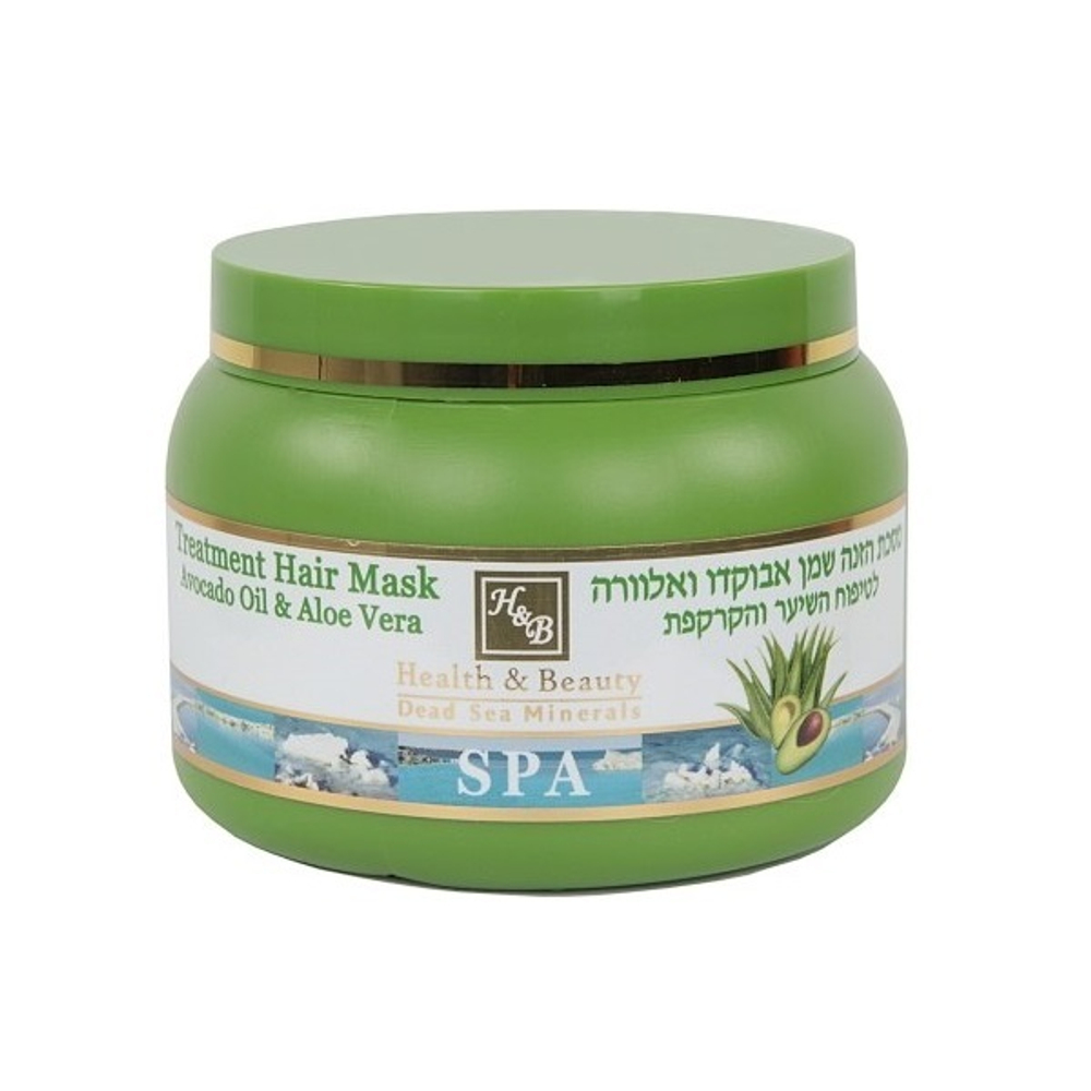 Маска для волос c маслом авокадо и алое Health&Beauty 250мл