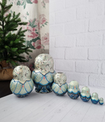 Матрёшка "Русская зима" 7мест 17см