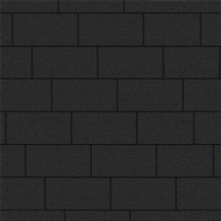 Тротуарная плитка ПРЯМОУГОЛЬНИК 300х150 мм - Гранит Черный