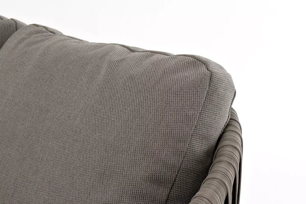 "Флоренция" диван из искусственного ротанга трехместный, цвет графит