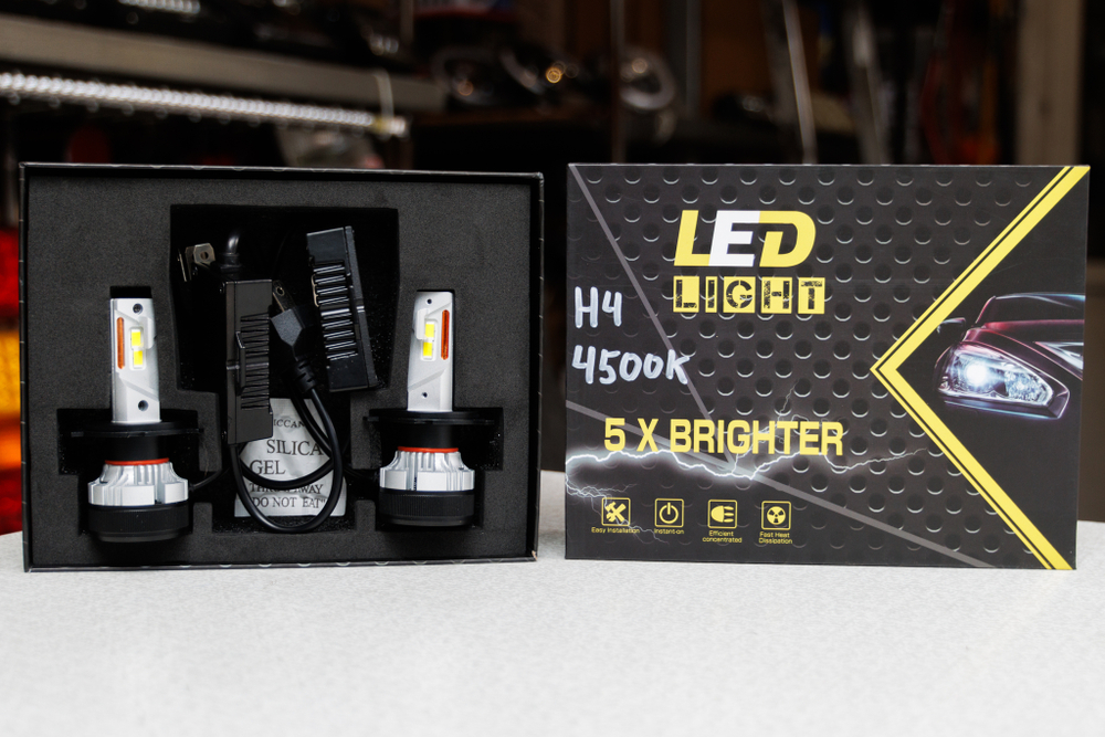 X5 Led 90W 12-24V 4500K H4 H7