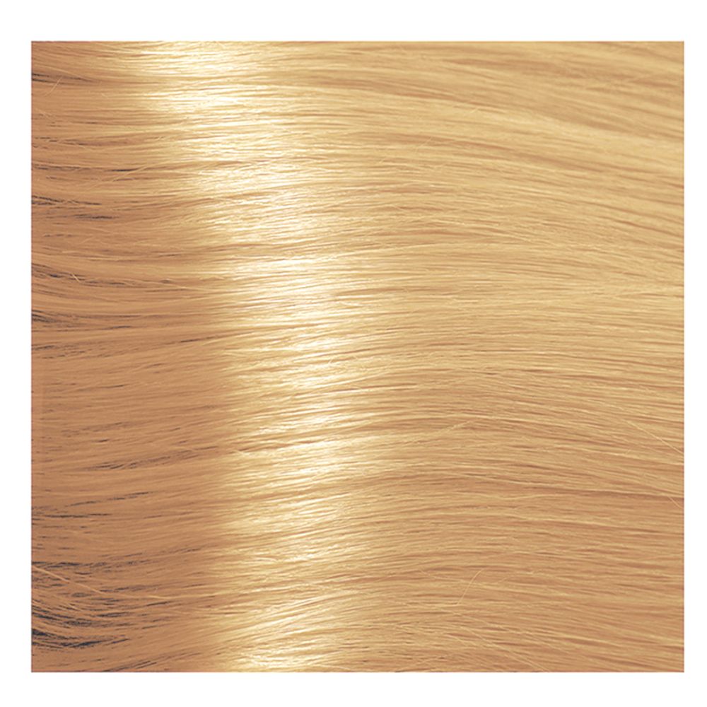 Крем краска для волос с гиалуроновой кислотой Kapous, 100 мл - HY 10.34 Платиновый блондин золотистый медный
